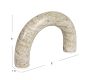 Variegated Marble Arch Decorative Object