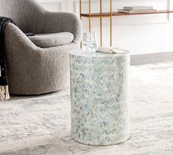 Aurora Round Accent Table | Pottery Barn