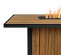 Elodie 73&quot; Rectangular Fire Dining Table
