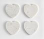 Marble Heart Coasters - Set of 4