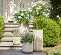 Modern Rustic Fluted Outdoor Planters