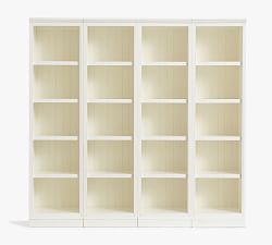 Aubrey Shelf with Open Cabinets (74.5&quot;)