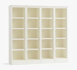 Aubrey Shelf with Open Cabinets (74.5&quot;)