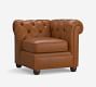 Build Your Own Chesterfield Roll Arm Leather Sectional