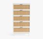 Westly Cane 5-Drawer Tall Dresser (26&quot;)