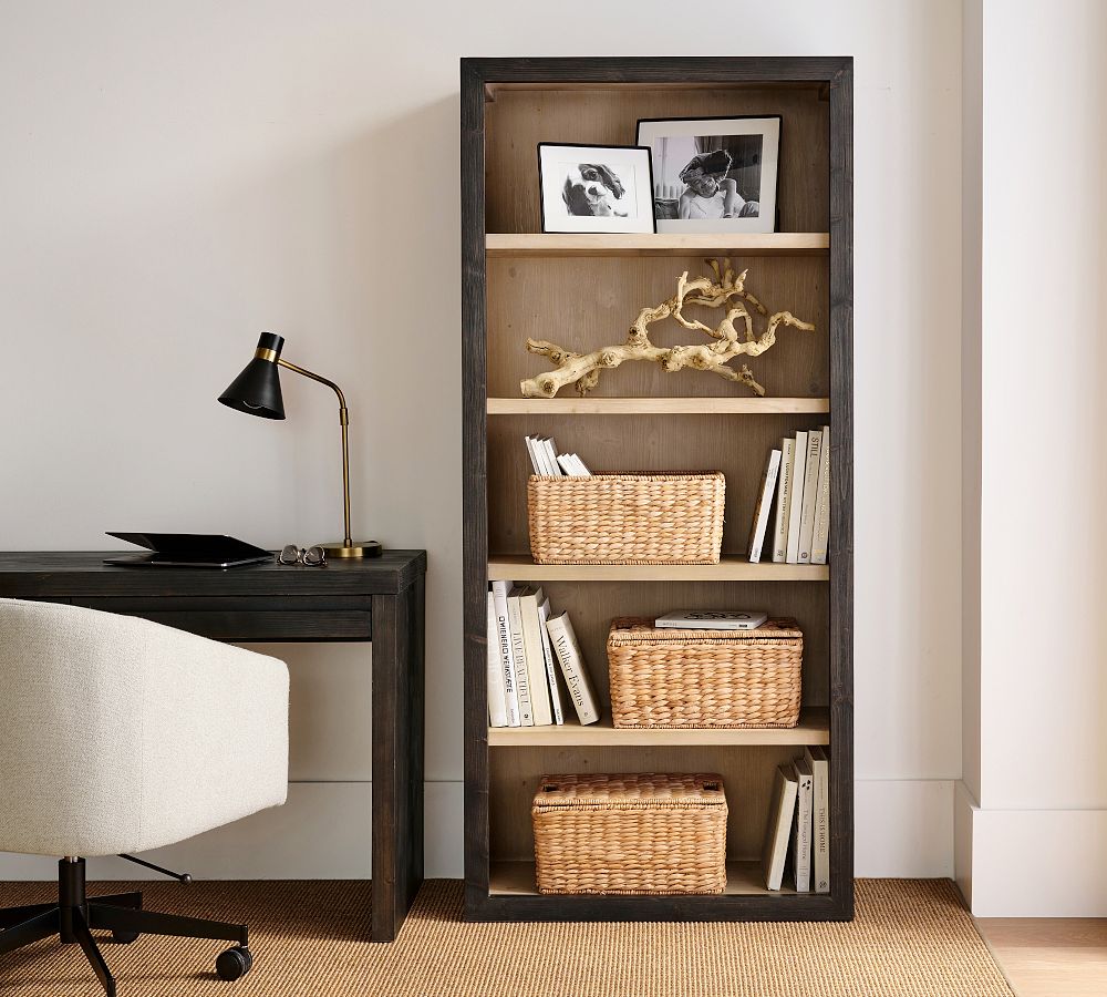 Folsom Two-Toned Bookcase (33) | Pottery Barn