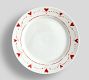 Painted Hearts Salad Plates - Set of 4