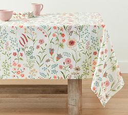 Spring Garden Floral Tablecloth