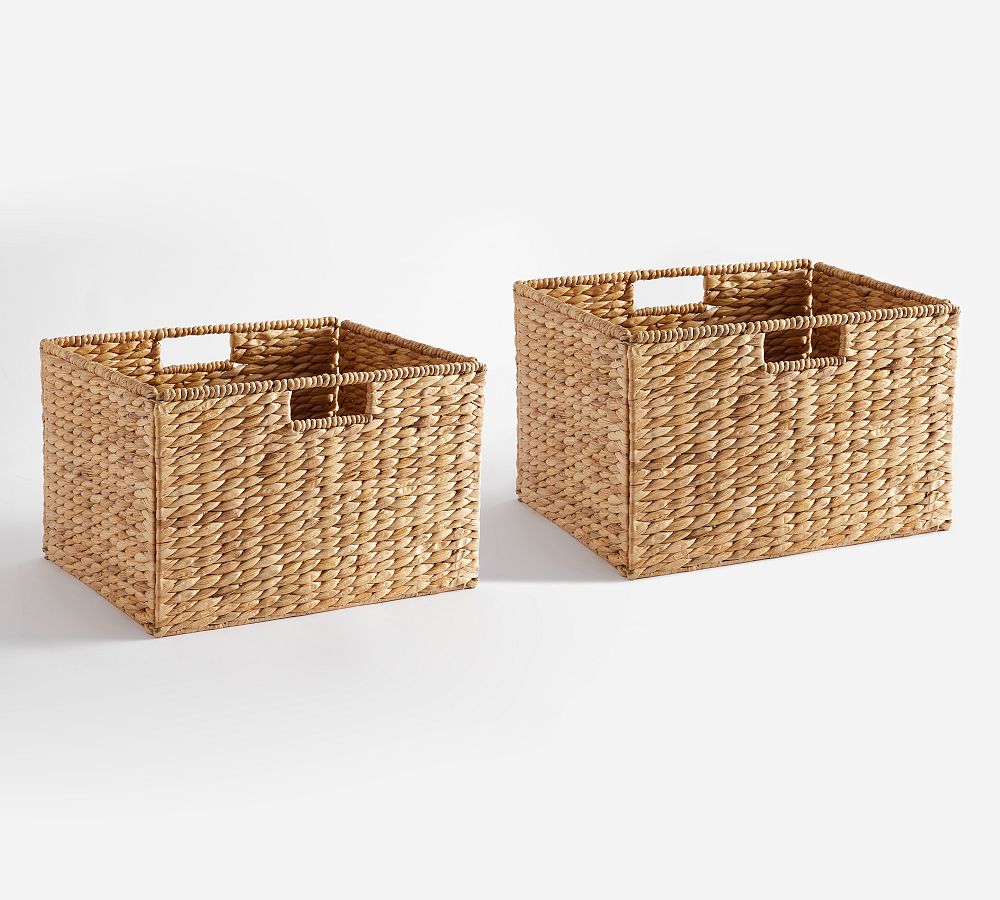 Handwoven Seagrass Utility Baskets (Large) | Set of 2