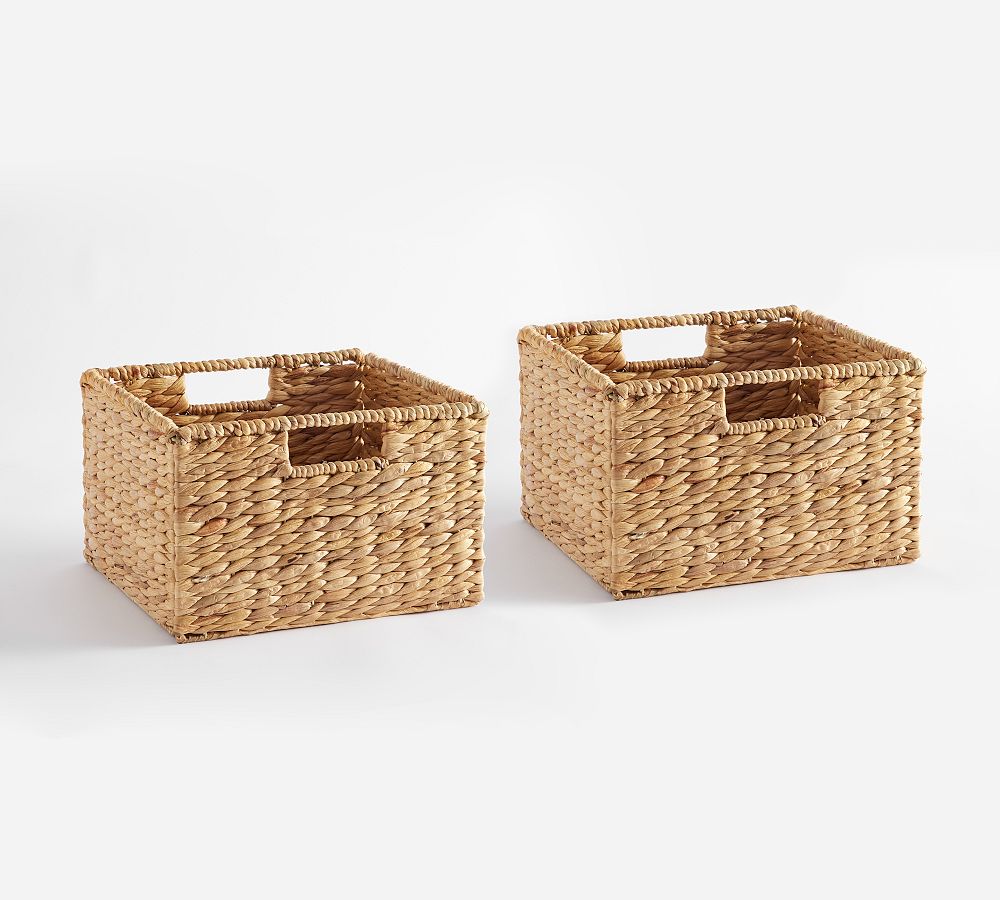 Savannah Handwoven Seagrass Utility Baskets, Set of 2