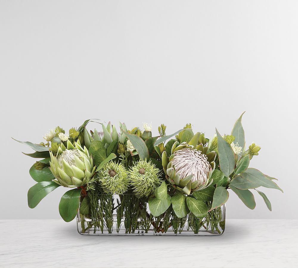 Faux Eucalyptus & Rosemary Mixed Arrangement | Pottery Barn