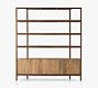 Hughes Wide Bookcase with Cabinets (84&quot;)