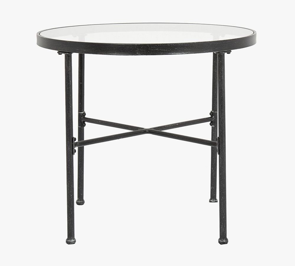 Bowie Round Glass Bistro Table