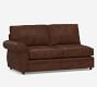 Build Your Own Pearce Roll Arm Leather Sectional