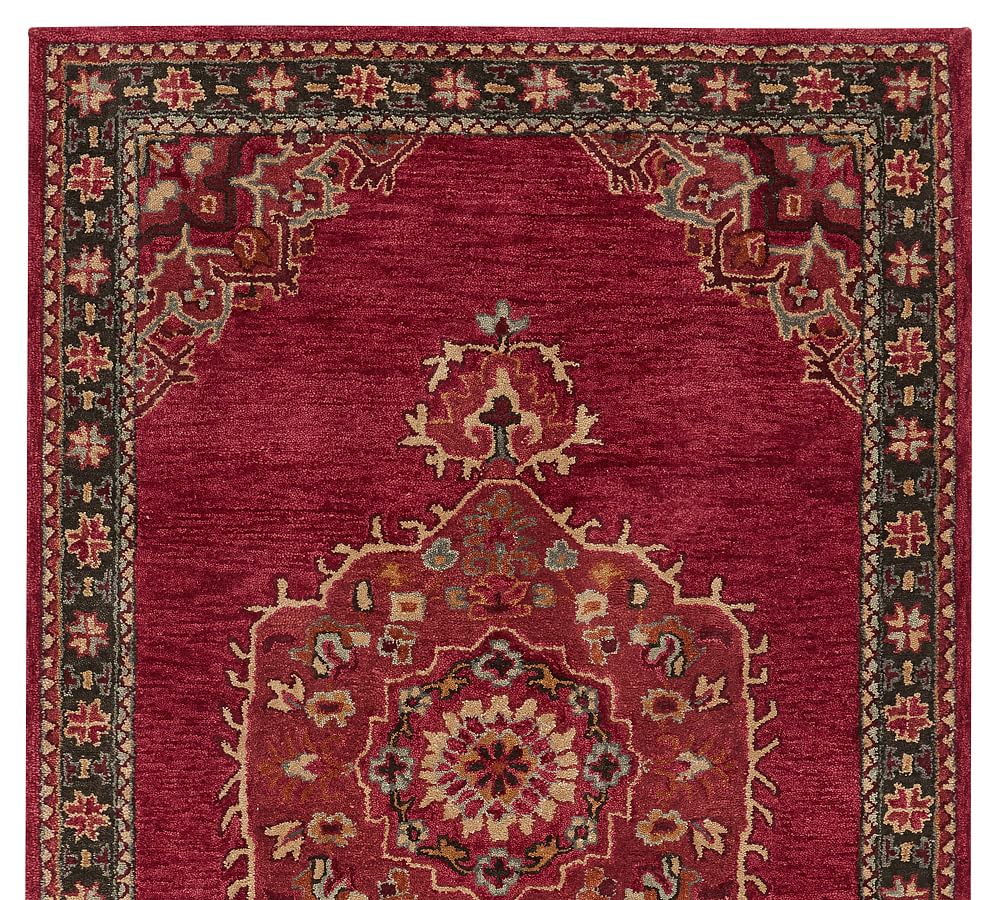 Aamir Hand-Tufted Persian-Style Wool Rug