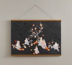 Lit Scary Squad Wall Banner | Pottery Barn