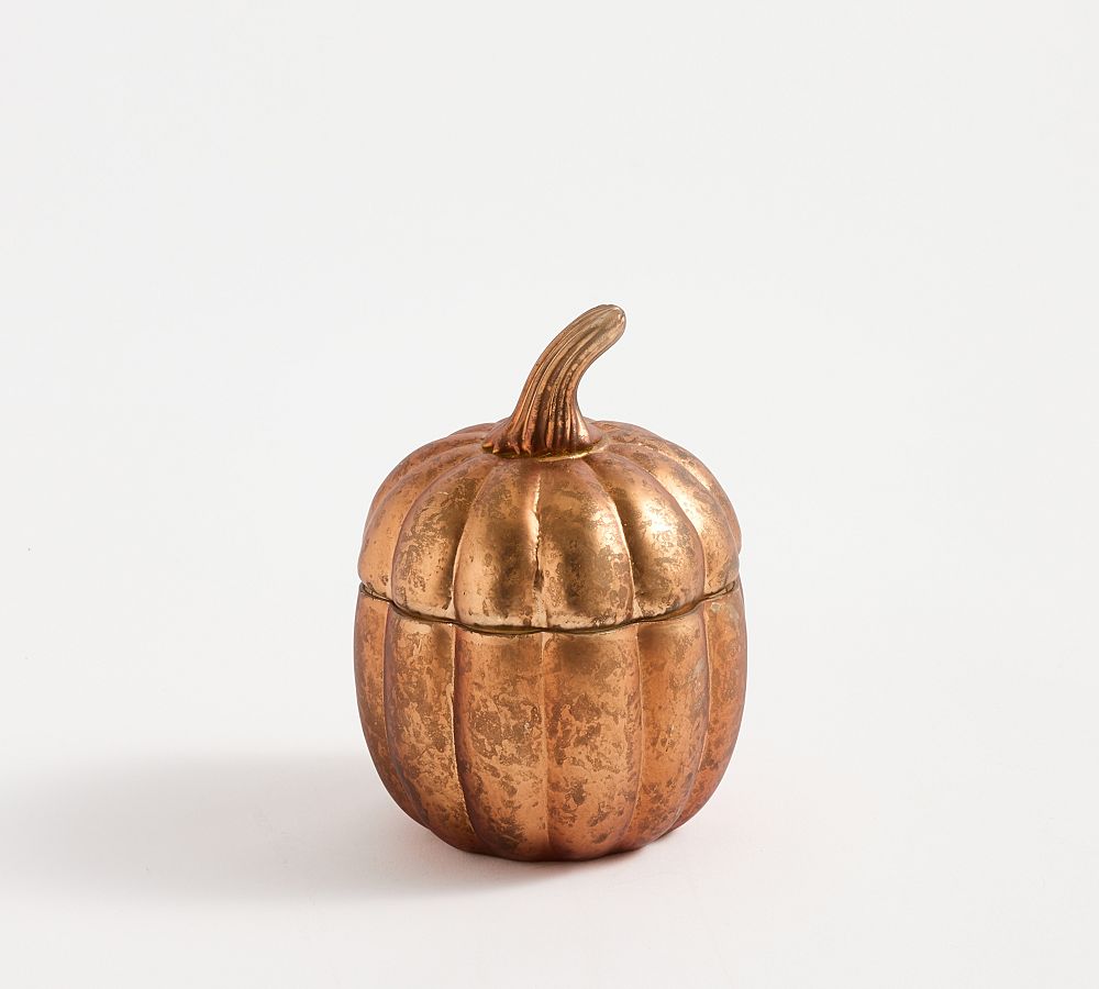 Figural Pumpkin Candle