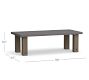 Abbott Concrete &amp; Acacia Chunky Leg Dining Table + Huntington Chair Dining Set