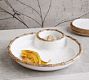 Bamboo Outdoor Melamine Chip and Dip Bowl