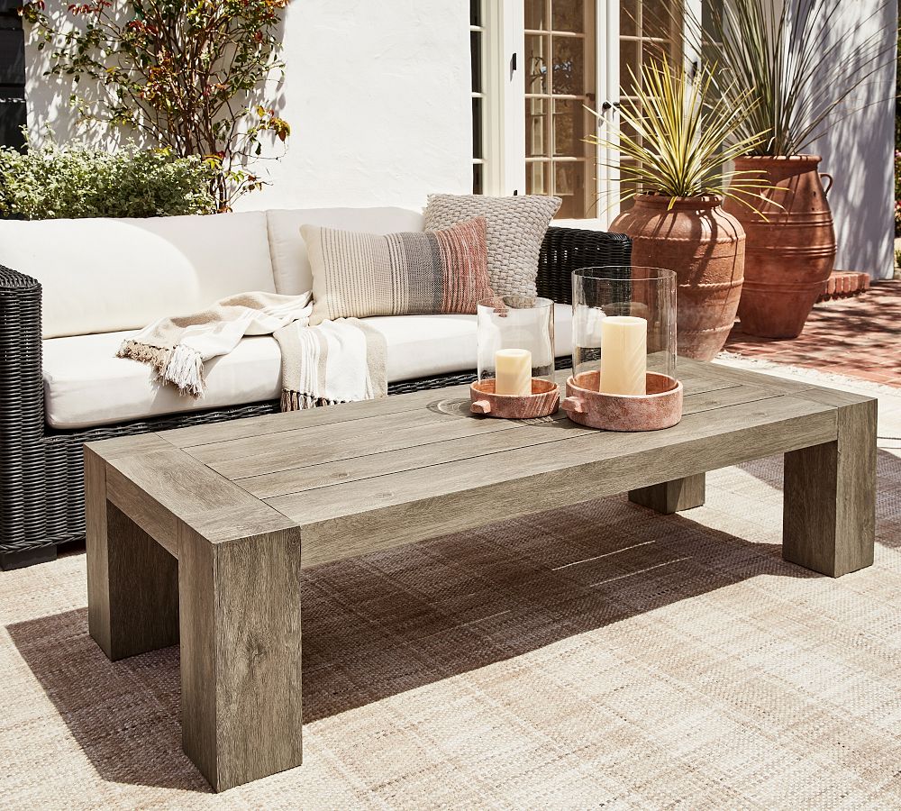 Palisades Rectangular Outdoor Coffee Table (66&quot;)