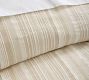 Beckett Yarn Dye Textured Striped Duvet Cover