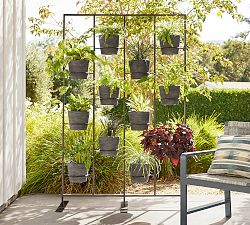 Temple Street Outdoor Planter Privacy Screen | Pottery Barn