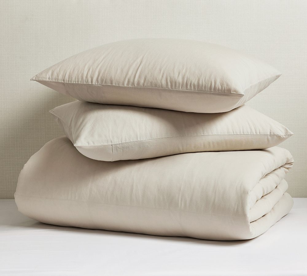 3 piece Cotton Duvet & Sham Set | Pottery Barn