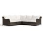 Torrey Wicker 5-Piece Roll Arm Outdoor Sectional (101&quot;)