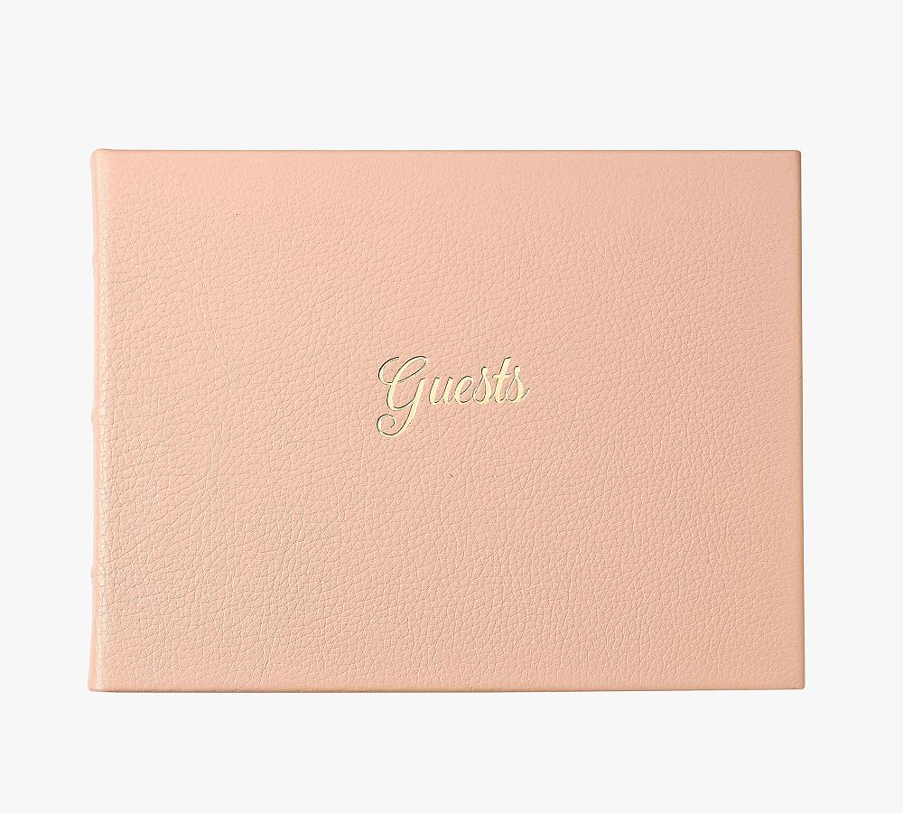 Leather-Bound Guest Book