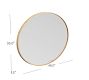 Madison Oval Wall Mirror 48&quot; x 36&quot;