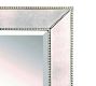 Antique Beveled Glass Beaded Frame Wall Mirror - Small 24&quot; x 36&quot;