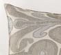 Kenmare Ikat Embroidered Lumbar Pillow Cover