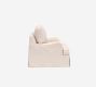 PB English Arm Slipcovered Twin Sleeper Sofa with Memory Foam Mattress (58&quot;)