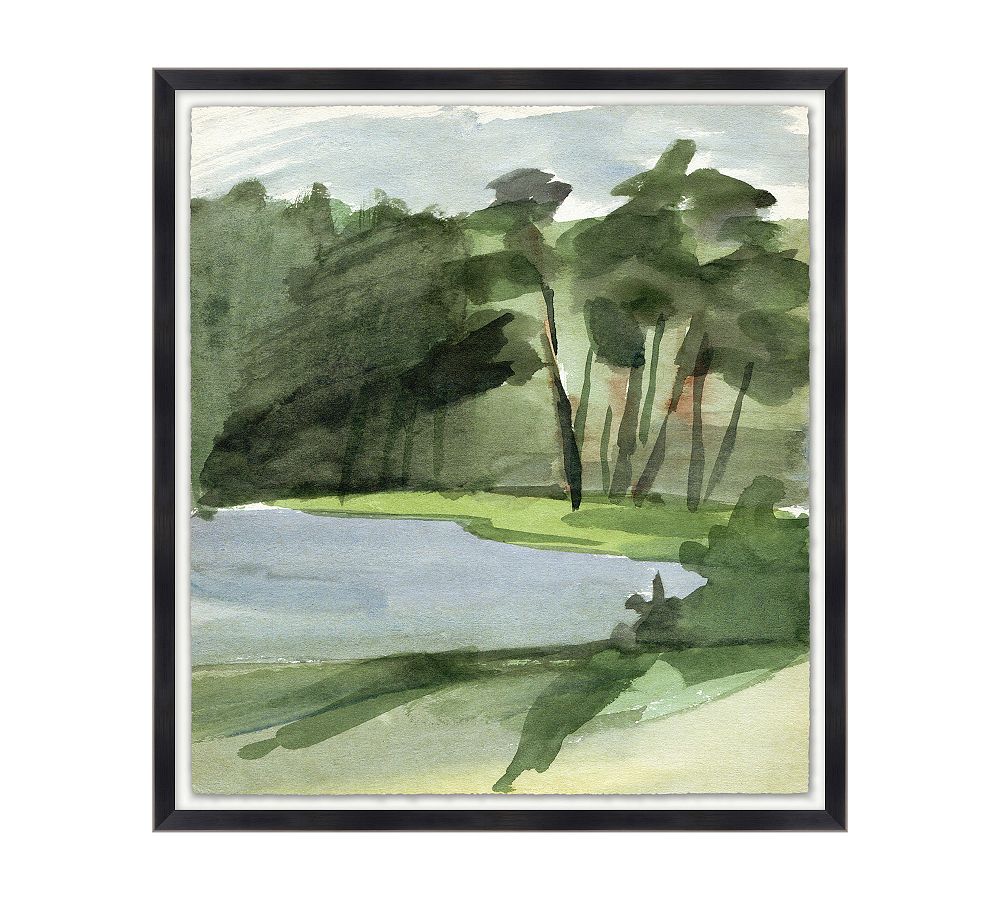 Forest Lake Framed Print