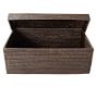 Tava Handwoven Rattan Rectangular Storage Box With Lid