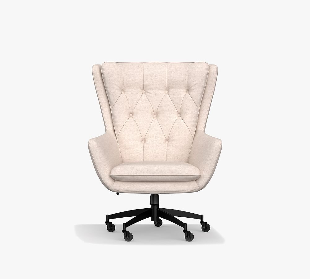 Wells Upholstered Swivel Desk Chair