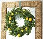 Monique Lhuillier Faux Lemon Wreath &amp; Garland