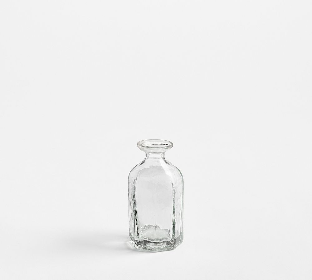 Handcrafted Café Hammered Glass Vase