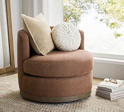 Balboa Wood Base Swivel Chair