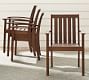 Chatham Mahogany Stackable Outdoor Dining &amp; Armchairs