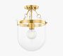 Soen Glass Semi Flush Mount (10.5&quot;)