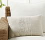 Delonee Handwoven Outdoor Lumbar Pillow