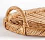 Handwoven Wicker Oval Serving Tray