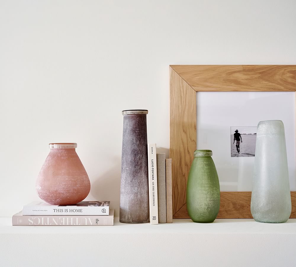 Frosted Glass Vase Collection