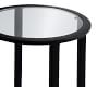 Tanner Round Glass Accent Table (12&quot;)