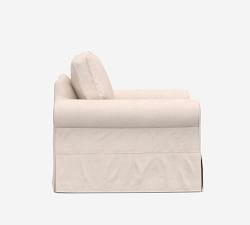 PB Comfort Roll Arm Slipcovered Chair