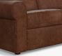 Ultra Lounge Roll Arm Leather 6-Piece Reclining Sectional (130&quot;)