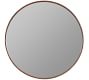 Danica Wooden Round Wall Mirror, 30&quot;