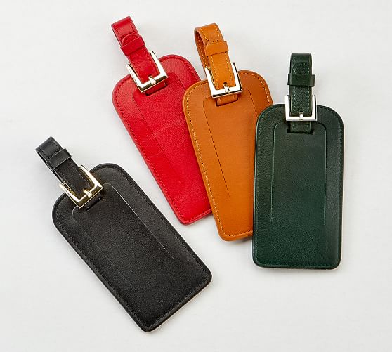 Reilly Leather Luggage Tag | Pottery Barn