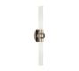 Gellert Frosted Glass Double Tube Sconce